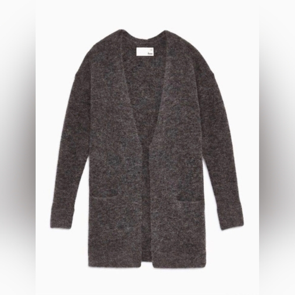 Aritzia Wilfred Free Aronson Sweater Charcoal Size XXS - Picture 2 of 8
